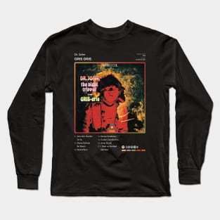 Dr. John - Gris Gris Tracklist Album Long Sleeve T-Shirt